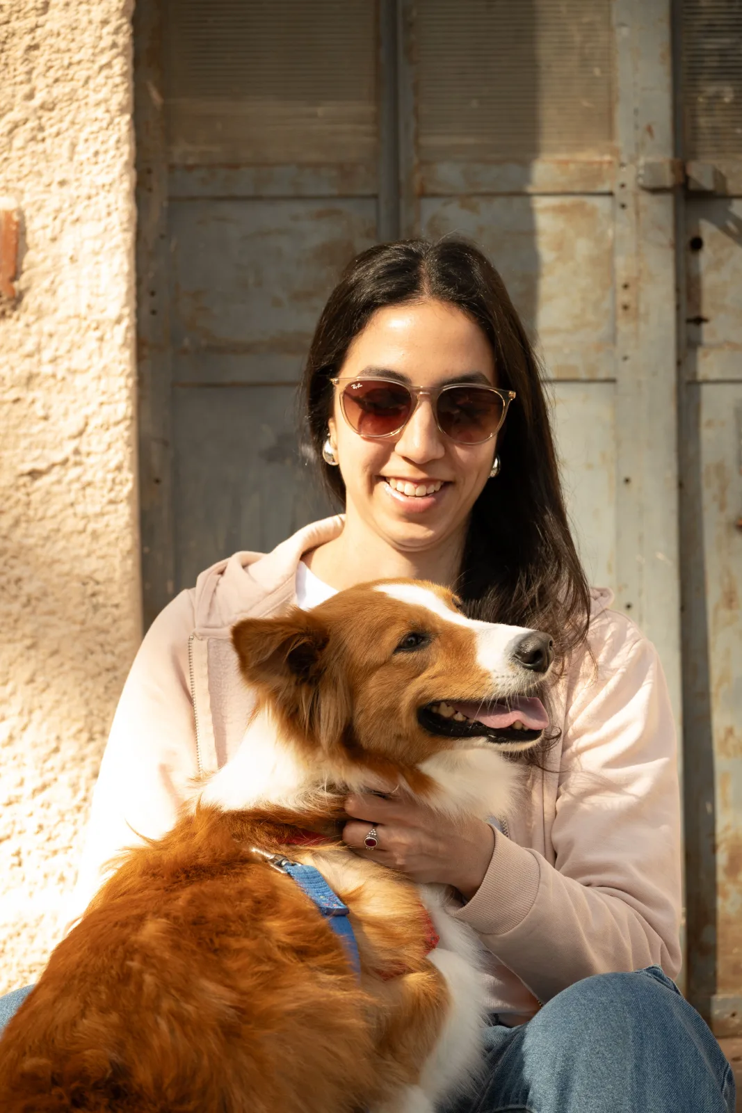 Pet parent at home